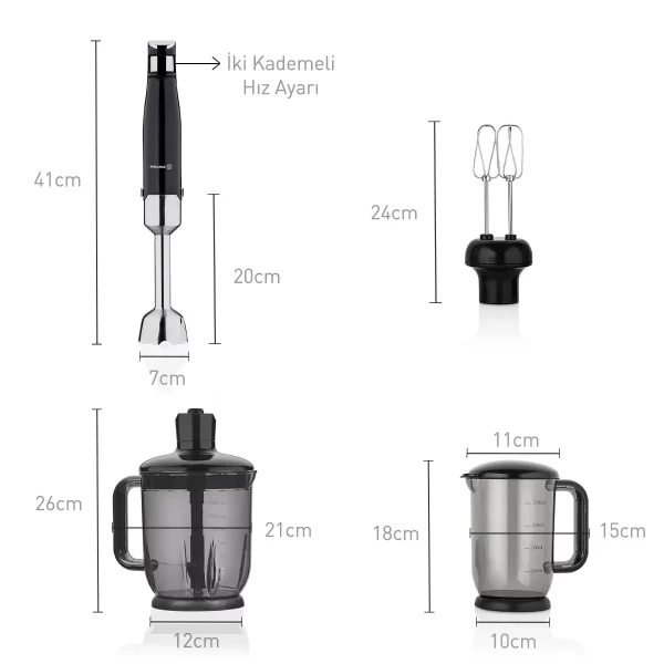 غذاساز کرکماز مدل Mega Performix A449 - Image 2