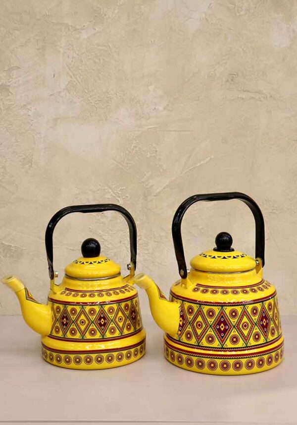 کتری طرحدار لعابی