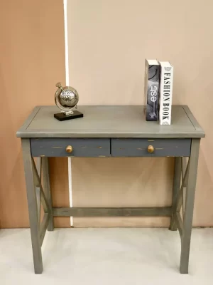 Simple writing desk with drawers