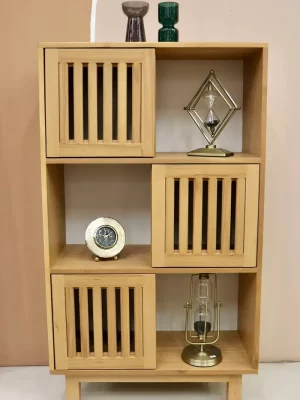 شلف کتابخانه چوبی پرشین