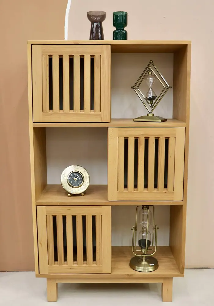 شلف کتابخانه چوبی پرشین