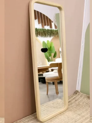 آینه ایستاده مستطیل چوبی