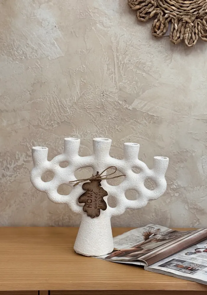 Five-flame tree-style candlestick