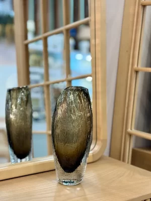 Decorative crystal vase