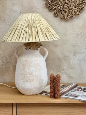 Two-handle patina lampshade