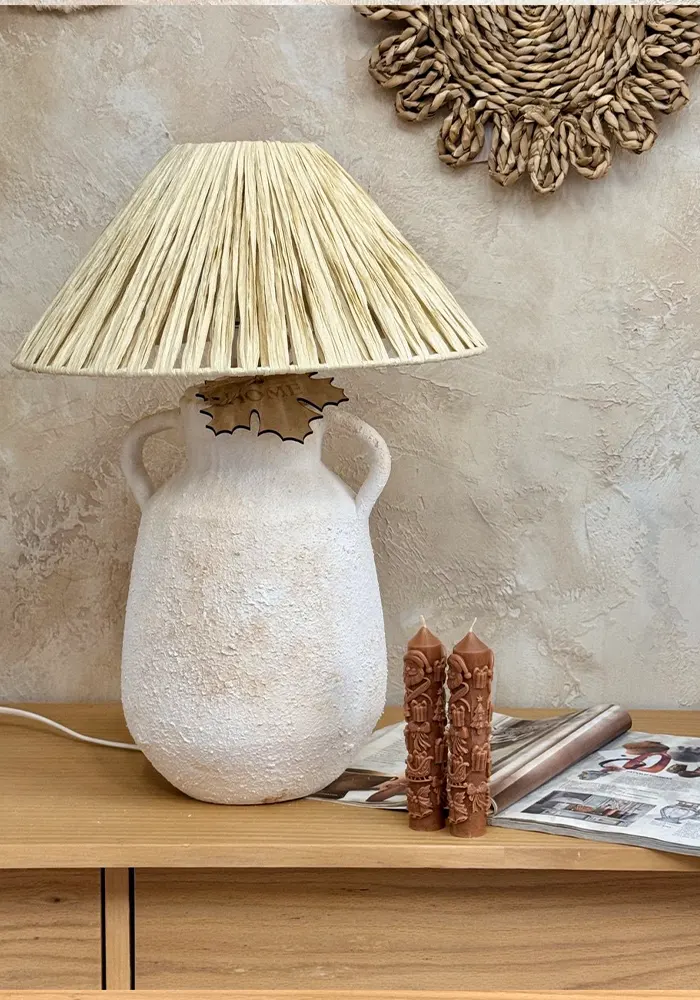 Two-handle patina lampshade