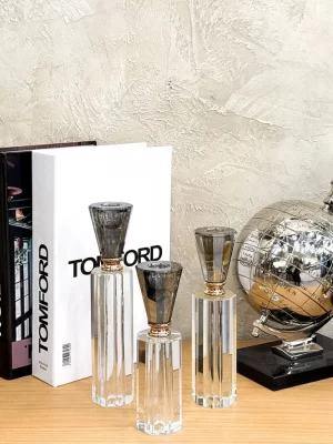Three-size imported smoked candlesticks