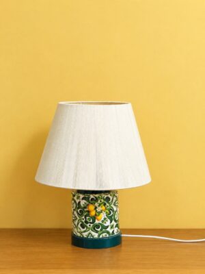 Lemon-design ceramic table lamp