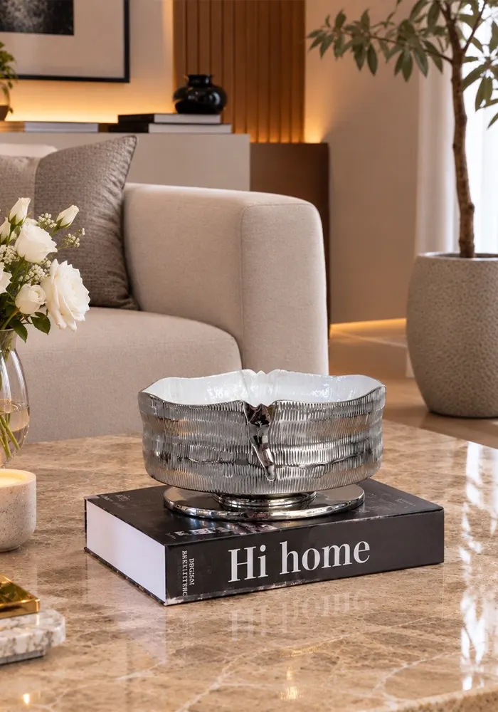 Aluminum fruit bowl
